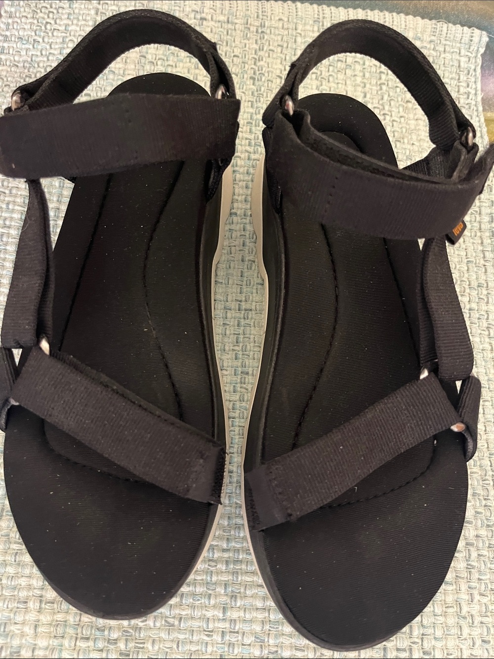 TEVA black sandals